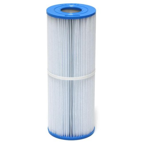 Filter Cartridge Manufacturer / Reference:	Pleatco / PRB251N Unicel / C-4326 Filbur / FC-2375 Magnum / RD25 Darlly / 42513  	  Length (mm):	338 Diameter (mm):	125	  Top (mm):	54 - hole	  Bottom (mm):	54 - hole Filtration size sq ft²:	25 Pleat count:	106 Notes:	Same dimensions and fit as C-4950 except that this filter only offers 25 sq ft filtration. This is to allow greater water flow but will need c	 Apollo Spas Aqua Spas Arctic Spas Artesian Spas Beachcomber Hot Tubs Cal 